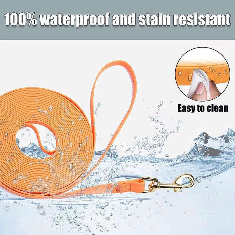 Dog Leash Long PVC Leashes 3M 6M 9M 12M 15M Easy Clean Waterproof Walk Training Durable for Large Medium Small Dogs
