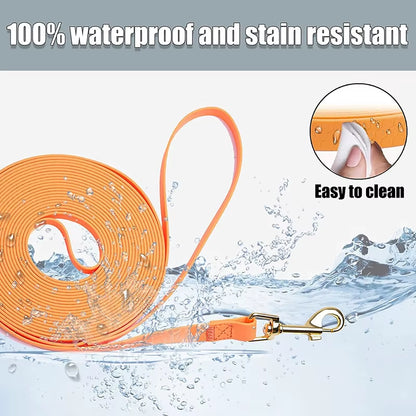 Dog Leash Long PVC Leashes 3M 6M 9M 12M 15M Easy Clean Waterproof Walk Training Durable for Large Medium Small Dogs