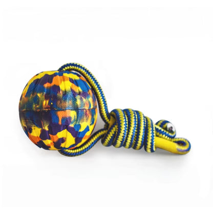 7/9Cm Pet Balls Toy with Rope Interactive Outdoor Fitness Training Toys EVA Dog Chew Ball Toys Pet Summer Floating Toy