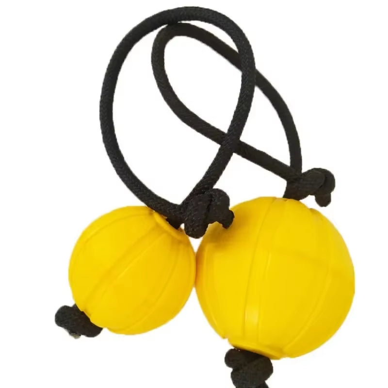 Dog Ball Toy with Rope Indestructible Interactive Dog Toy Pet Training Chew Toys Tooth Clean Solid Core EVA Elastic Ball for Dog