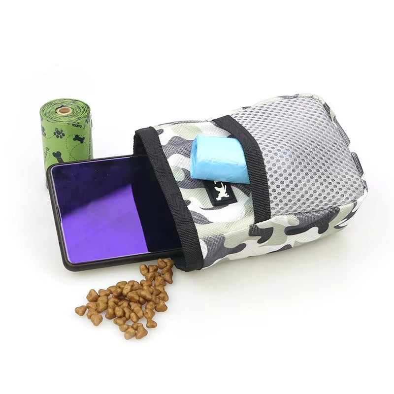 Outdoor Portable Training Dog Snack Bag Pet Supplies Strong Wear Resistance Capacity Puppy Reward Bags Waist Bag Durable