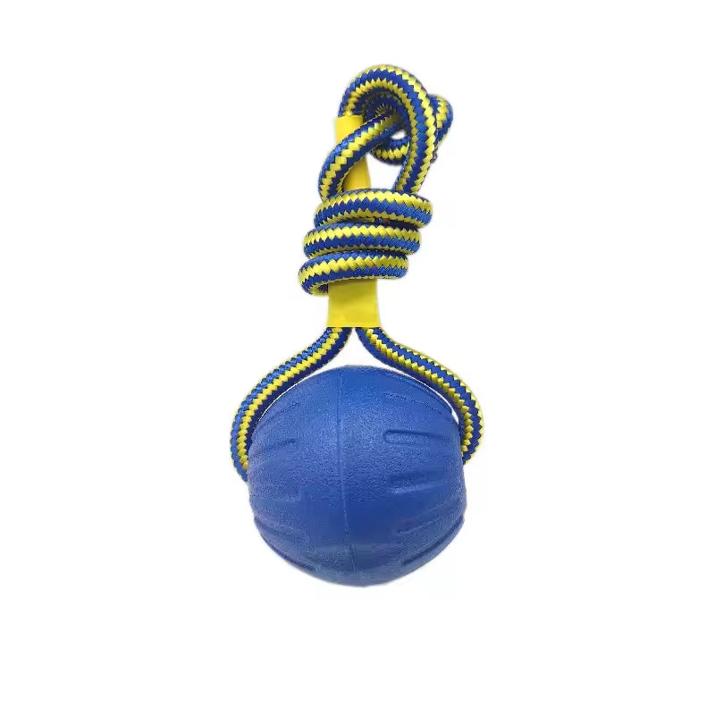 7/9Cm Pet Balls Toy with Rope Interactive Outdoor Fitness Training Toys EVA Dog Chew Ball Toys Pet Summer Floating Toy