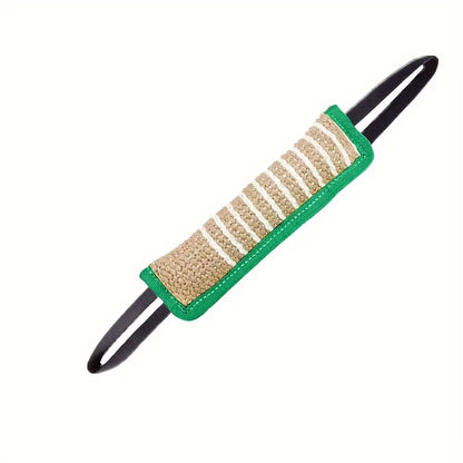 1Pc Durable Jute Dog Chew Toy - Bite-Resistant Teething Stick for Puppies & Adult Dogs, Natural Pet Dental Health Care Pet Toys