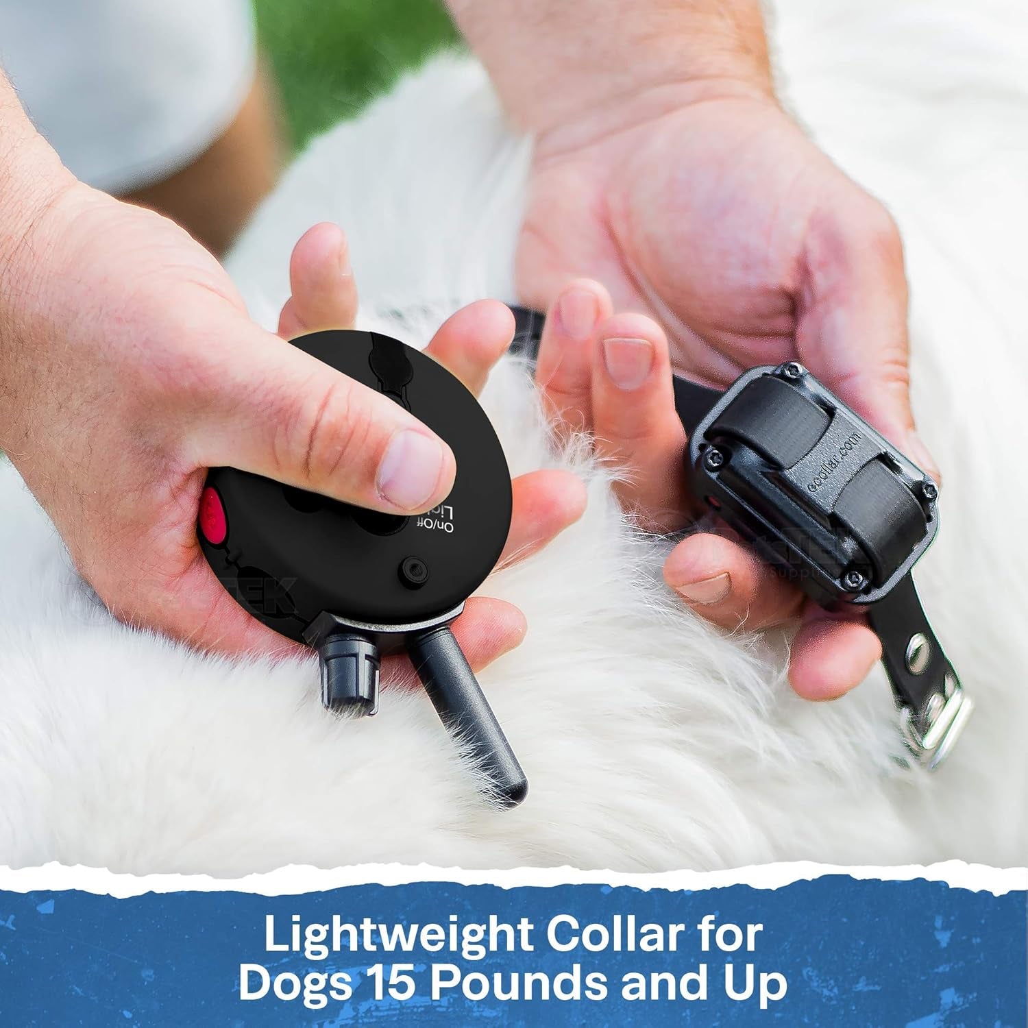 - ET-300 Black - Ecollar Dog Training Collar with Remote Control - 1/2 Mile Range, Waterproof, Rechargeable, 100 Training Stimulation Levels, Vibration and Tone W/Petstek Training Clicker