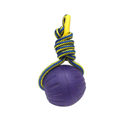 7/9Cm Pet Balls Toy with Rope Interactive Outdoor Fitness Training Toys EVA Dog Chew Ball Toys Pet Summer Floating Toy