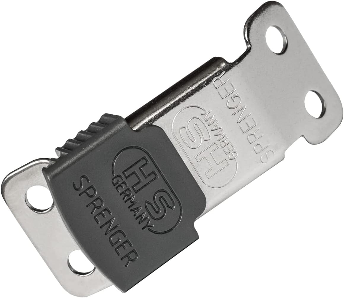 Cliclock Fastener Stainless Steel Buckle for Prong Dog Training Collar & Quick Release with Easy Buckle for Small Medium Large Dogs (2.25Mm)
