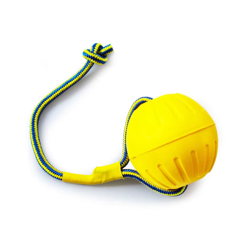 7/9Cm Pet Balls Toy with Rope Interactive Outdoor Fitness Training Toys EVA Dog Chew Ball Toys Pet Summer Floating Toy